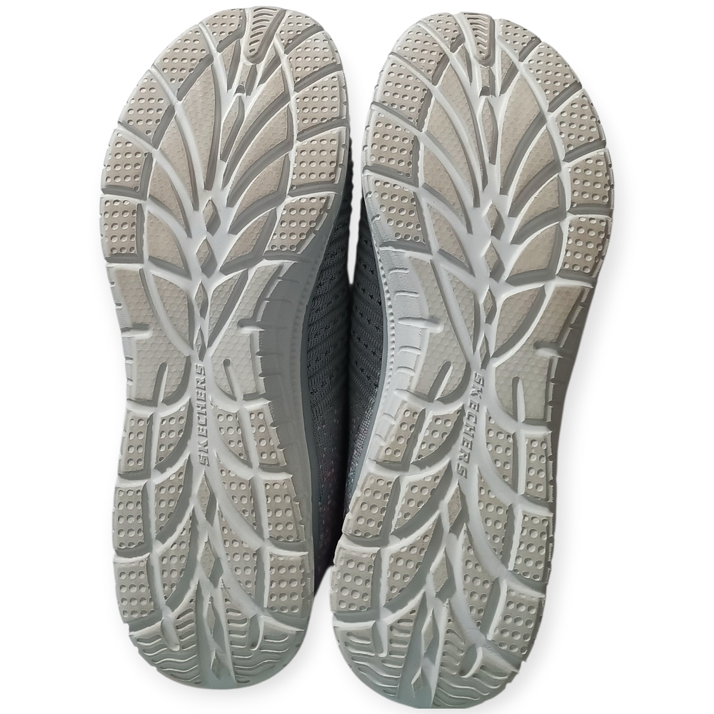 Skechers Women's Gray Athletic Shoes - Picture 6 of 7